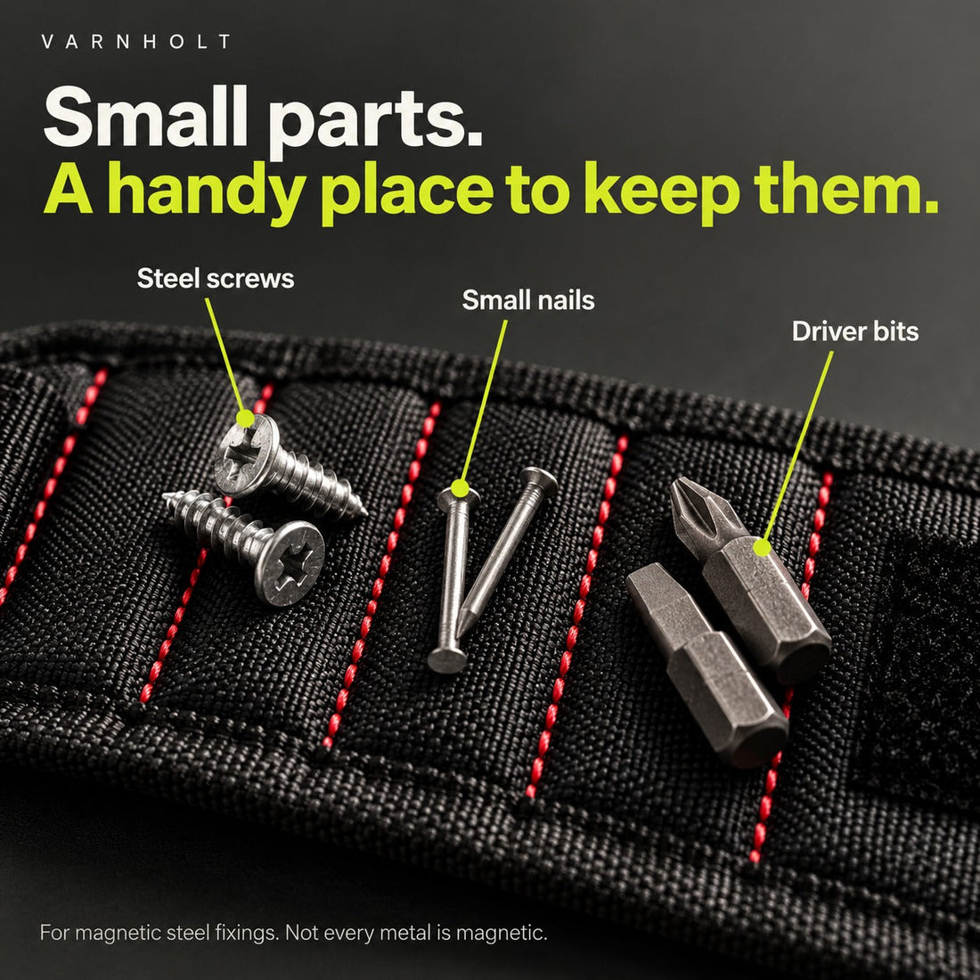 Varnholt Magnetic Tool Wristband